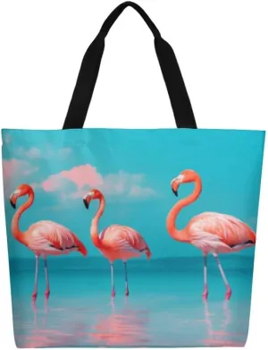 Canvas Tote Bag Large Women Casual Shoulder Bag Handbag Reusable Beach Shopping Grocery Bag For Outdoors