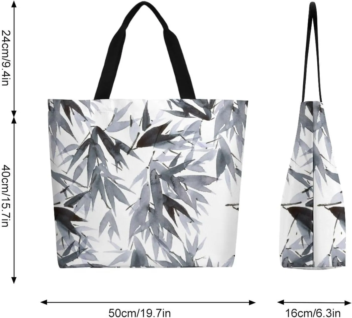 Canvas Tote Bag Large Women Casual Shoulder Bag Handbag Reusable Beach Shopping Grocery Bag For Outdoors