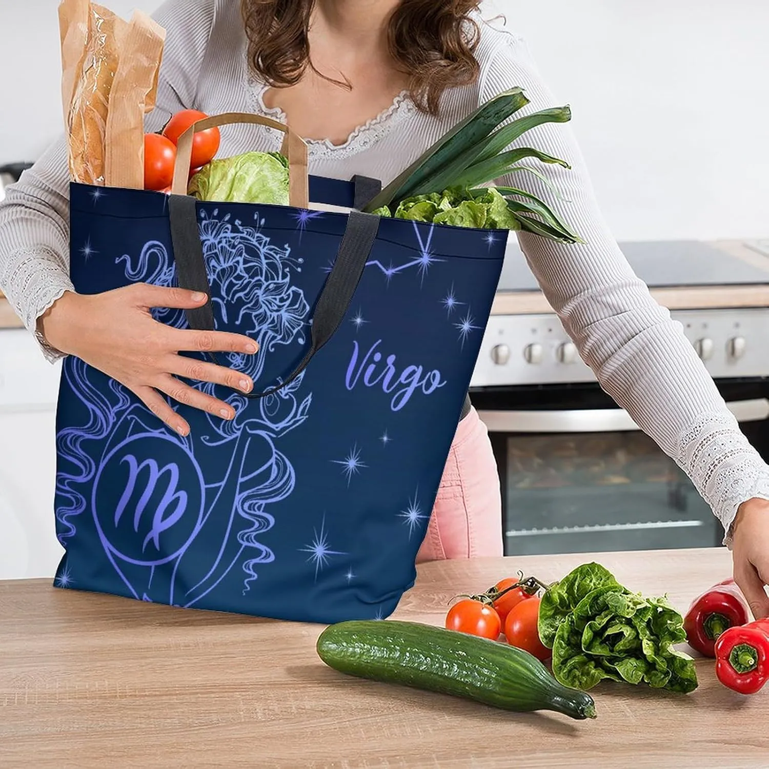 Canvas Tote Bag Large Women Casual Shoulder Bag Handbag Reusable Beach Shopping Grocery Bag For Outdoors