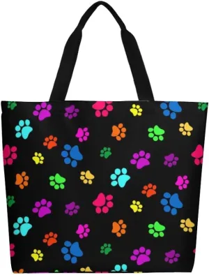Canvas Tote Bag Large Women Casual Shoulder Bag Handbag Reusable Beach Shopping Grocery Bag For Outdoors