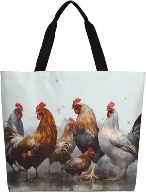 Canvas Tote Bag Large Women Casual Shoulder Bag Handbag Reusable Beach Shopping Grocery Bag For Outdoors