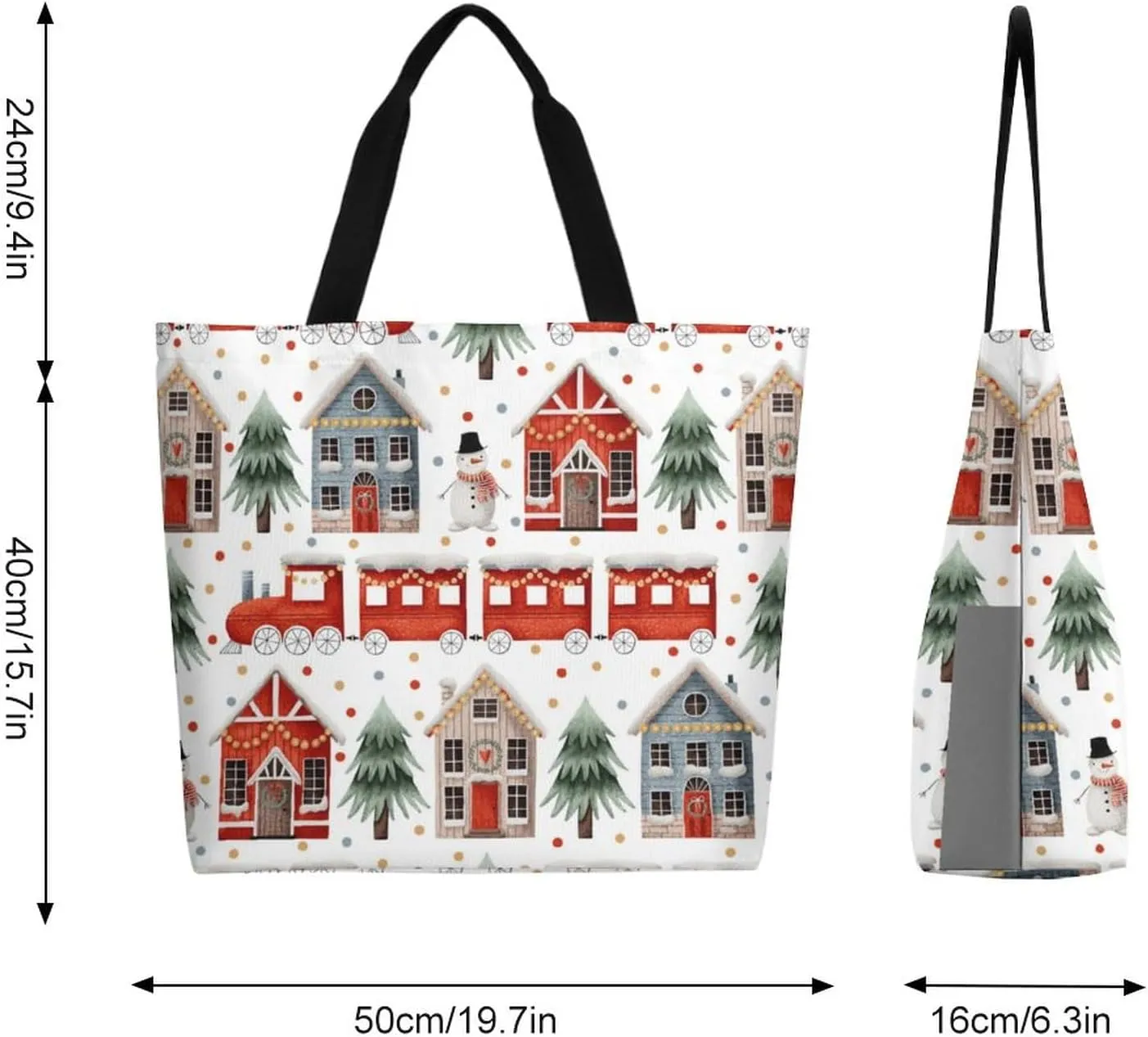 Canvas Tote Bag Large Women Casual Shoulder Bag Handbag Reusable Beach Shopping Grocery Bag For Outdoors