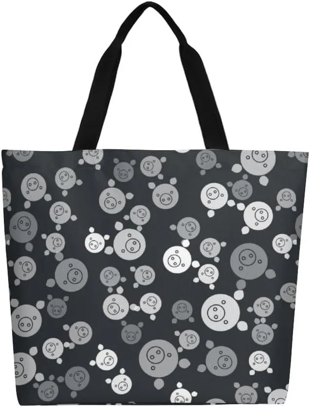 Canvas Tote Bag Large Women Casual Shoulder Bag Handbag Reusable Beach Shopping Grocery Bag For Outdoors