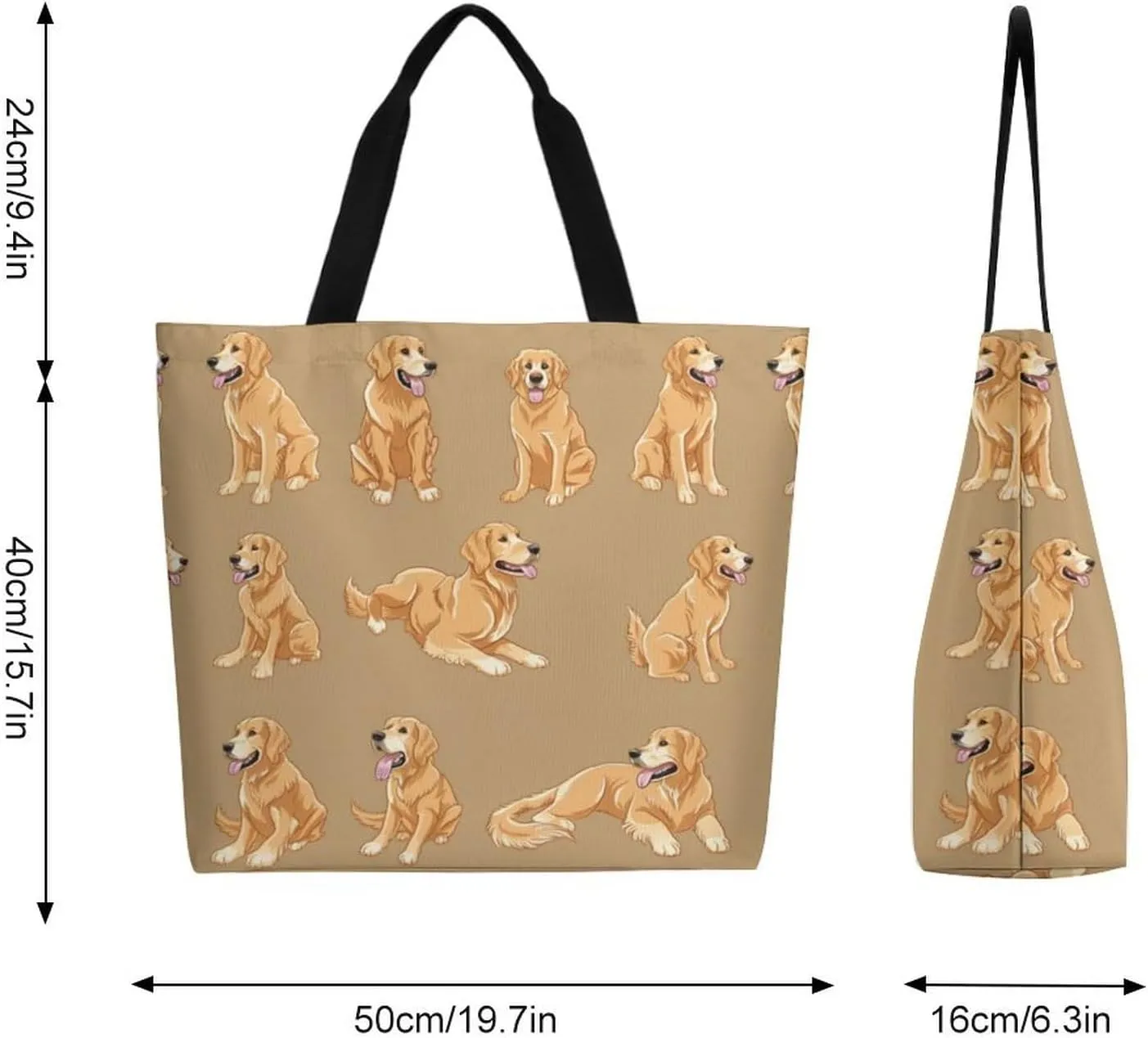 Canvas Tote Bag Large Women Casual Shoulder Bag Handbag Reusable Beach Shopping Grocery Bag For Outdoors