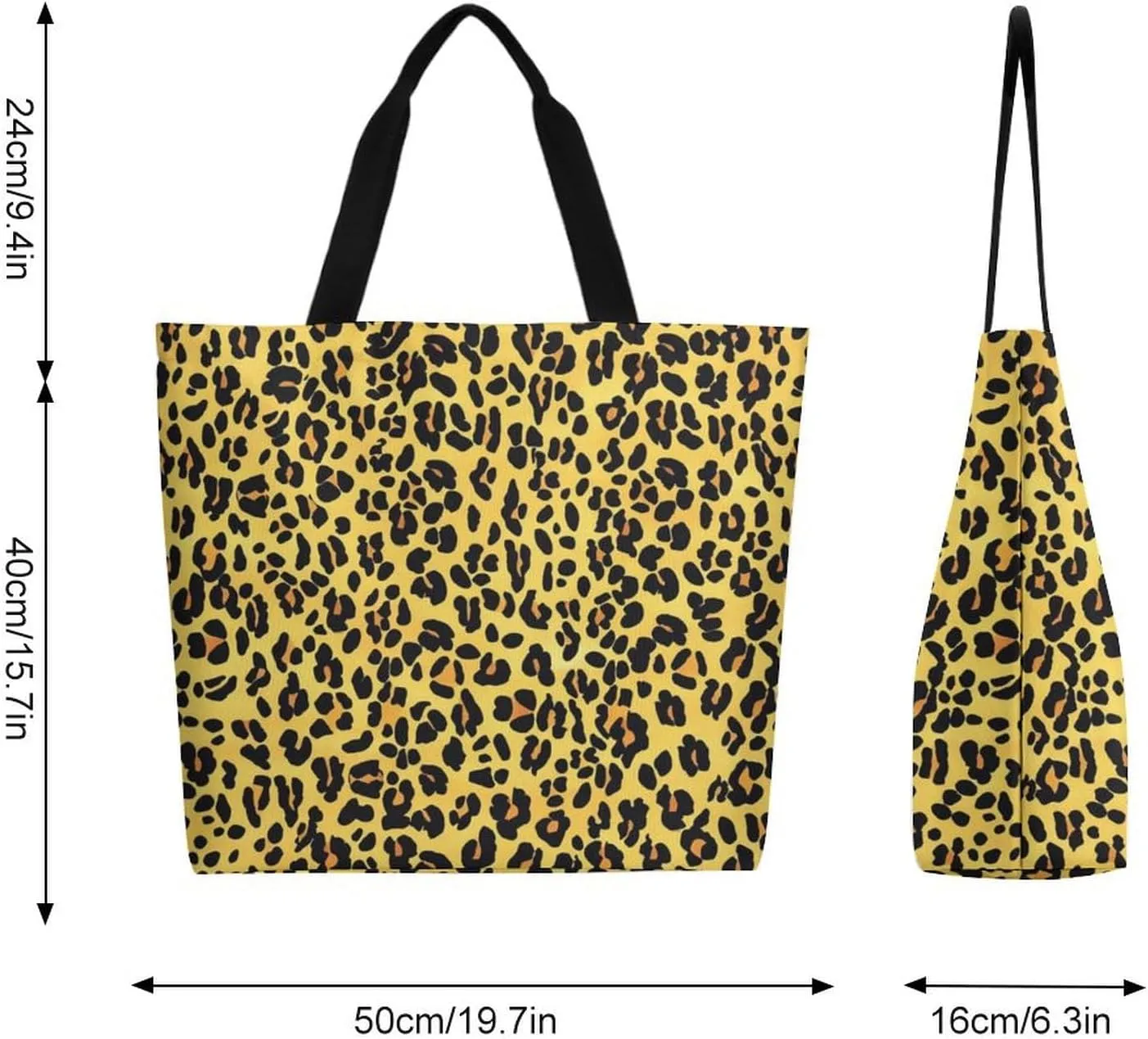 Canvas Tote Bag Large Women Casual Shoulder Bag Handbag Reusable Beach Shopping Grocery Bag For Outdoors