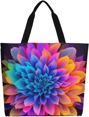 Canvas Tote Bag Large Women Casual Shoulder Bag Handbag Reusable Beach Shopping Grocery Bag For Outdoors