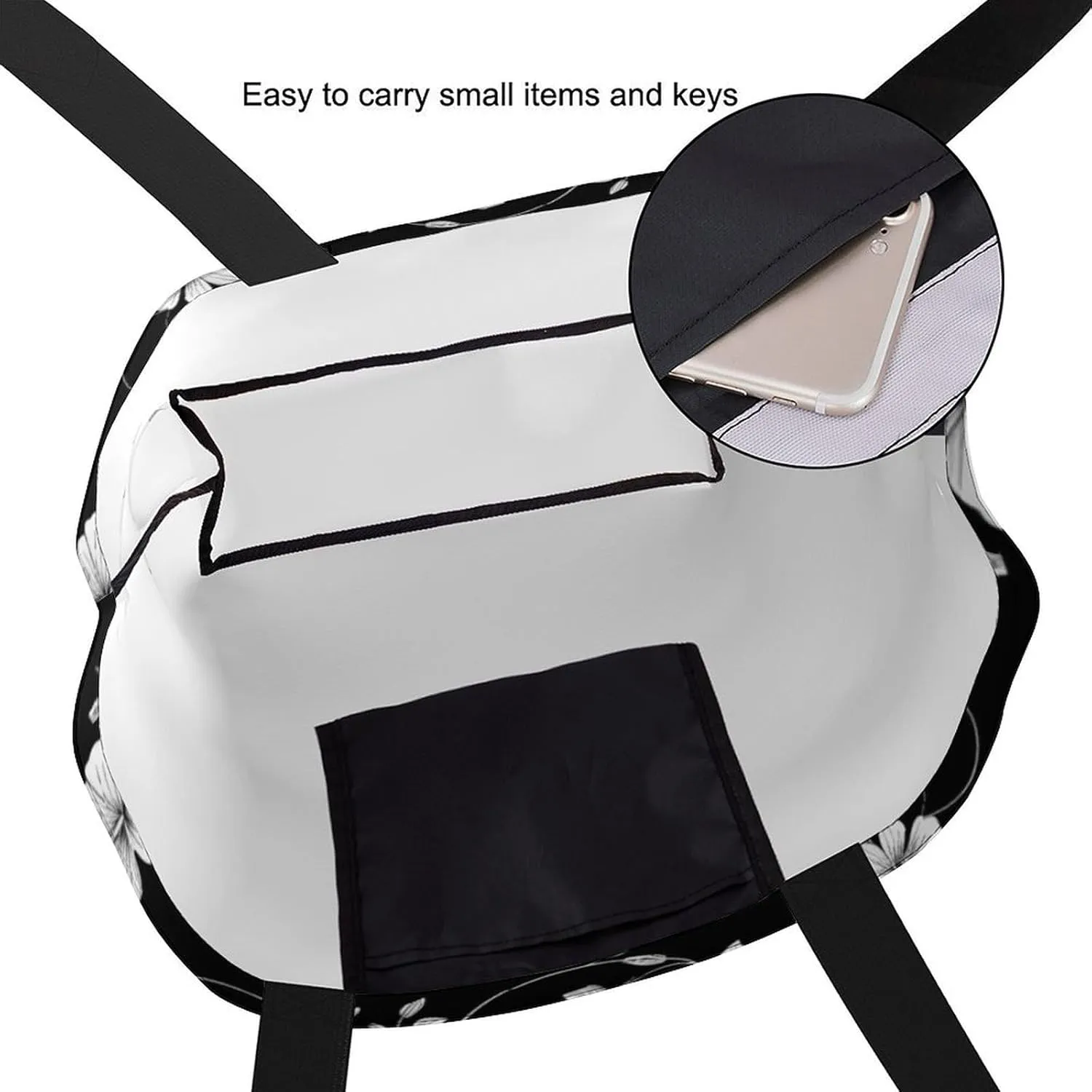 Canvas Tote Bag Large Women Casual Shoulder Bag Handbag Reusable Beach Shopping Grocery Bag For Outdoors