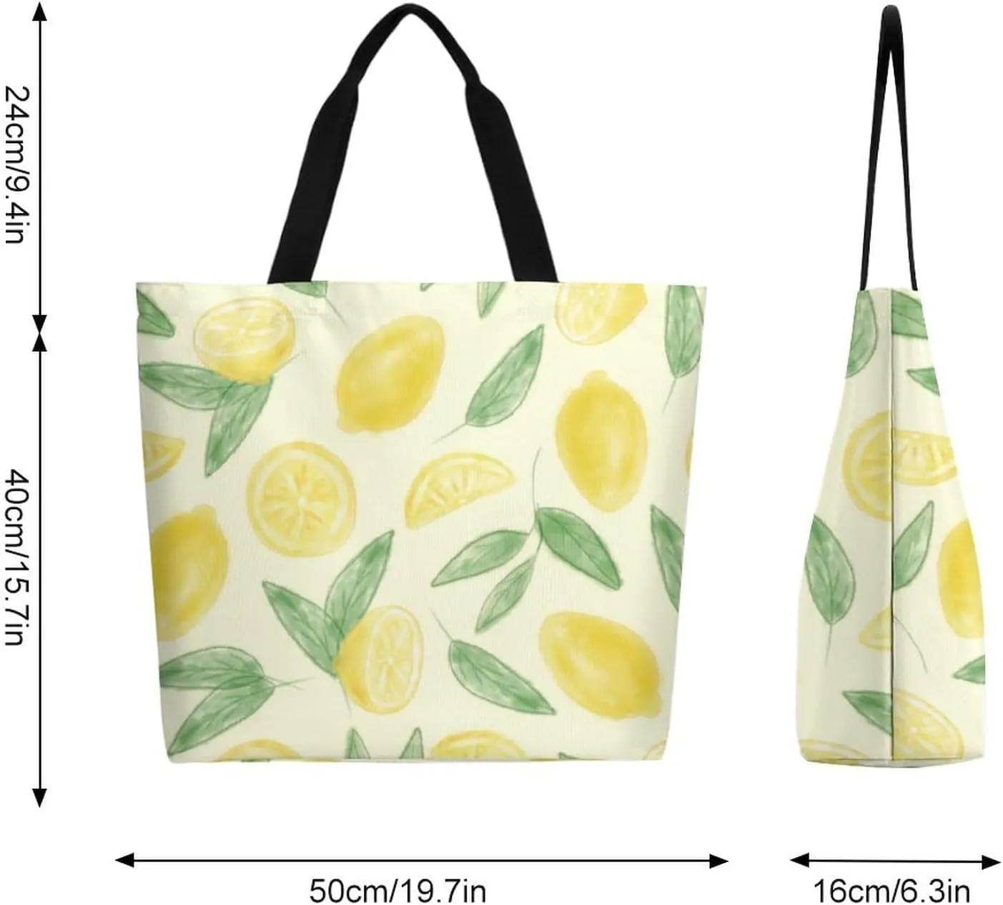 Canvas Tote Bag Large Women Casual Shoulder Bag Handbag Reusable Beach Shopping Grocery Bag For Outdoors