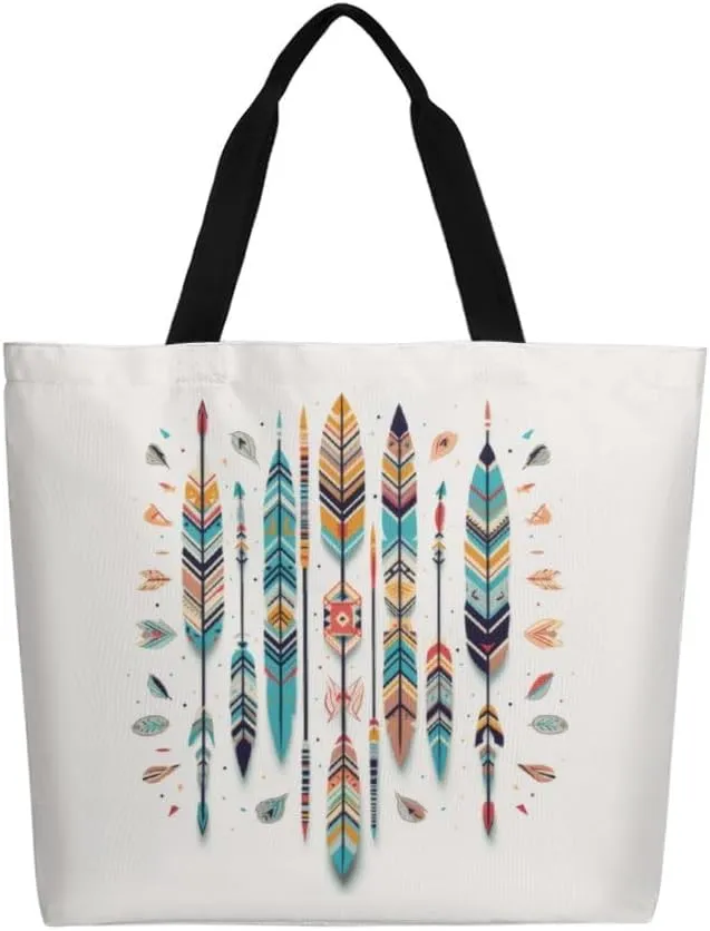 Canvas Tote Bag Large Women Casual Shoulder Bag Handbag Reusable Beach Shopping Grocery Bag For Outdoors