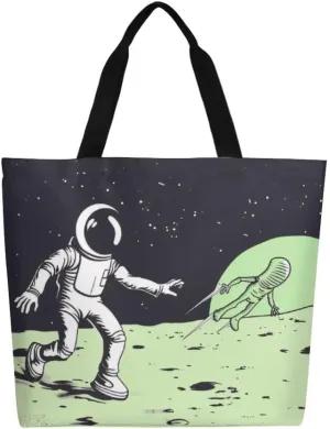 Canvas Tote Bag Large Women Casual Shoulder Bag Handbag Reusable Beach Shopping Grocery Bag For Outdoors