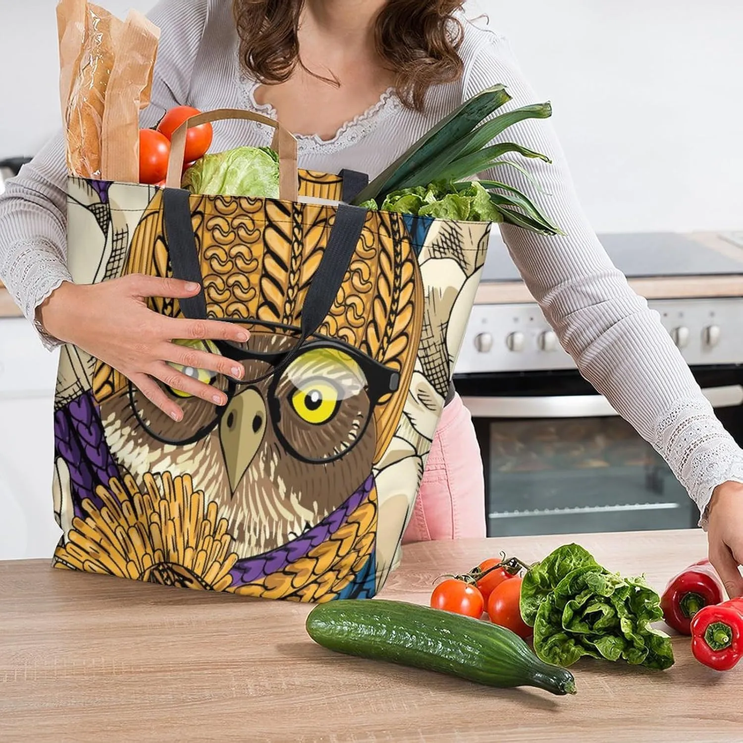 Canvas Tote Bag Large Women Casual Shoulder Bag Handbag Reusable Beach Shopping Grocery Bag For Outdoors