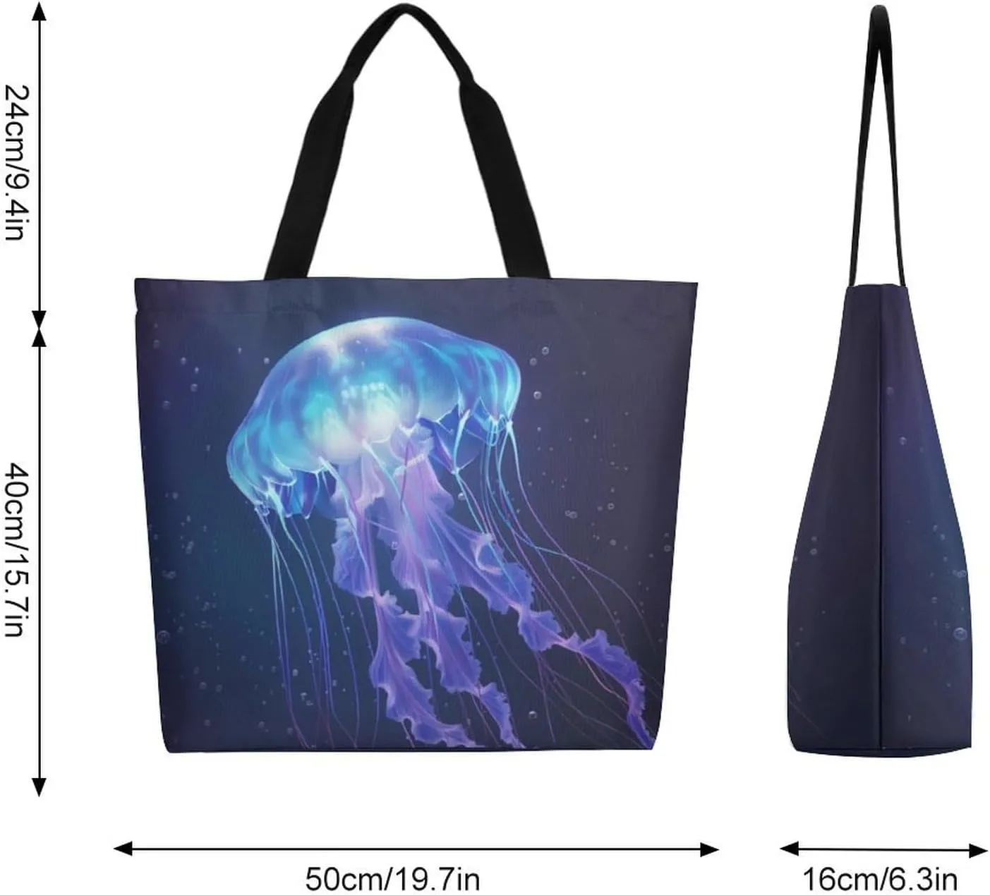 Canvas Tote Bag Large Women Casual Shoulder Bag Handbag Reusable Beach Shopping Grocery Bag For Outdoors