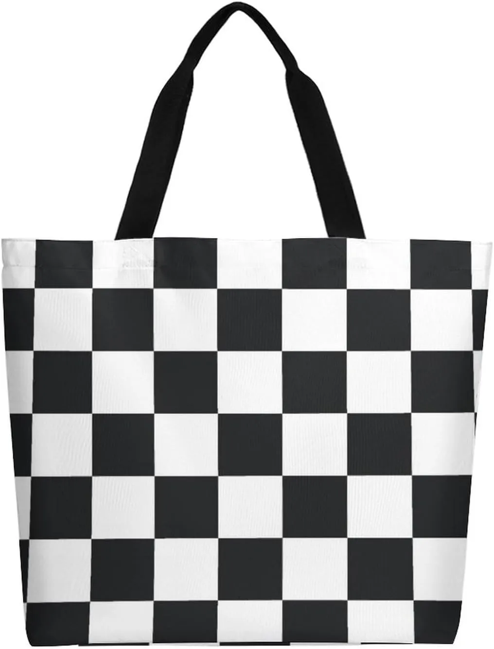 Canvas Tote Bag - Large Women's Casual Shoulder Handbag - Reusable Beach & Shopping Grocery Bag for Outdoors