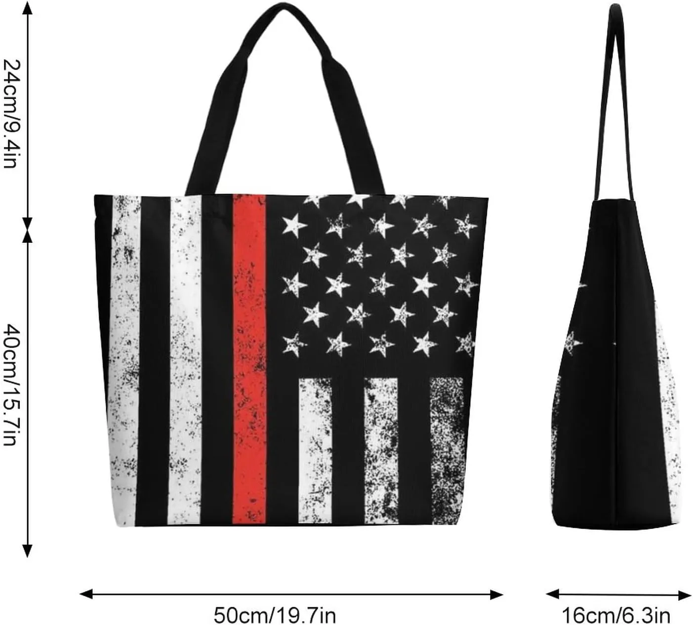 Canvas Tote Bag - Large Women's Casual Shoulder Handbag - Reusable Beach & Shopping Grocery Bag for Outdoors