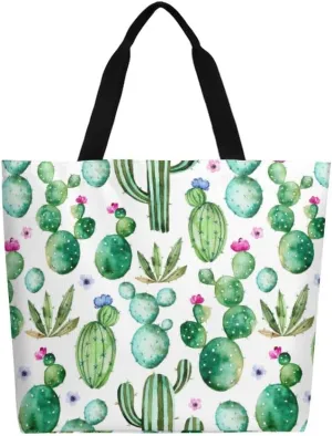 Canvas Tote Bag - Large Women's Casual Shoulder Handbag - Reusable Beach & Shopping Grocery Bag for Outdoors