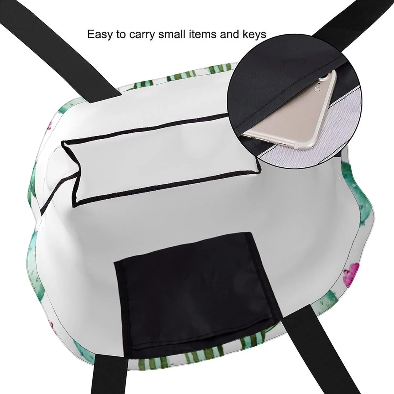 Canvas Tote Bag - Large Women's Casual Shoulder Handbag - Reusable Beach & Shopping Grocery Bag for Outdoors