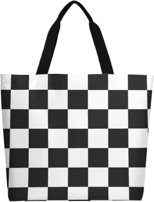 Canvas Tote Bag - Large Women's Casual Shoulder Handbag - Reusable Beach & Shopping Grocery Bag for Outdoors