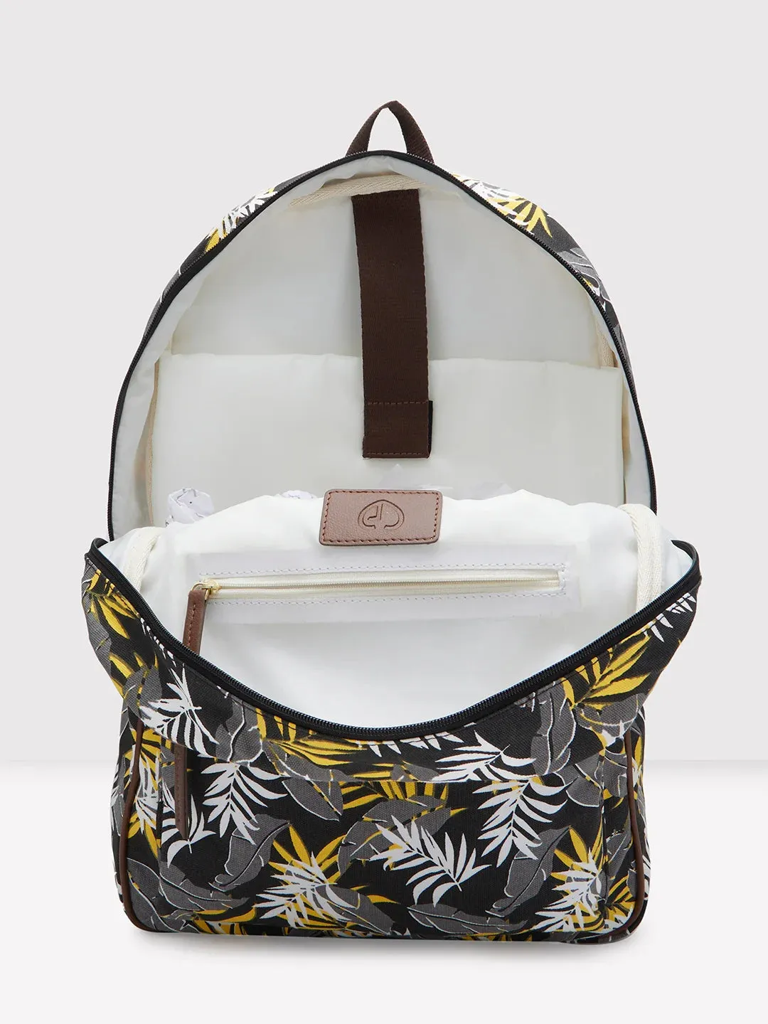 Caprese Shay Large Black Laptop Backpack
