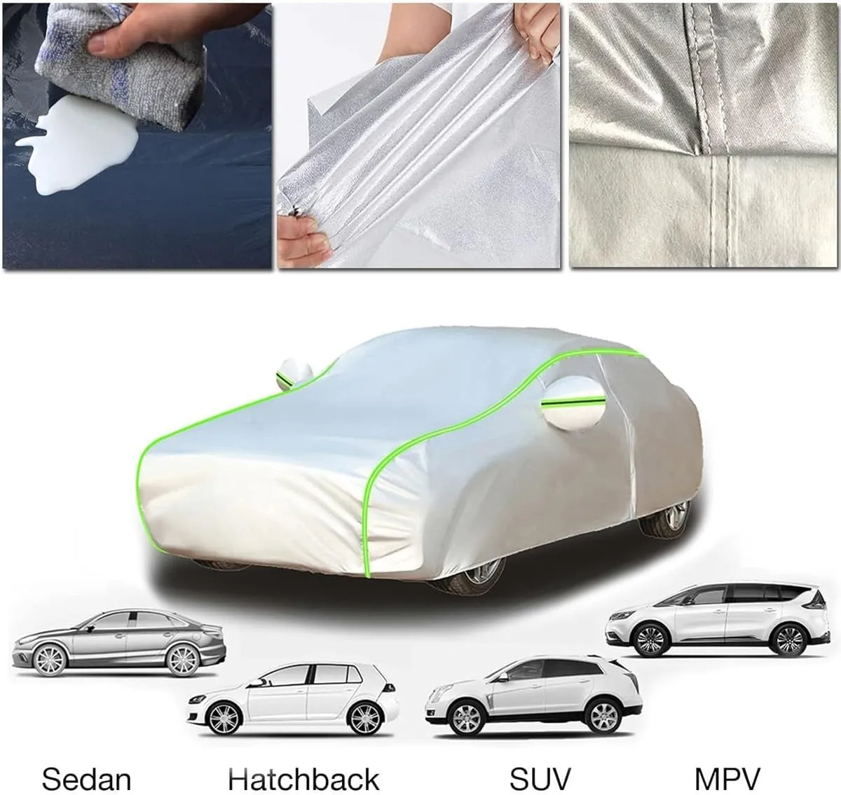Car Cover Compatible with Peugeot 508L 407 RCZ 607 HX1 2017-2025 - 5-Layer All-Weather, Waterproof and Hailproof Defense(B,607)