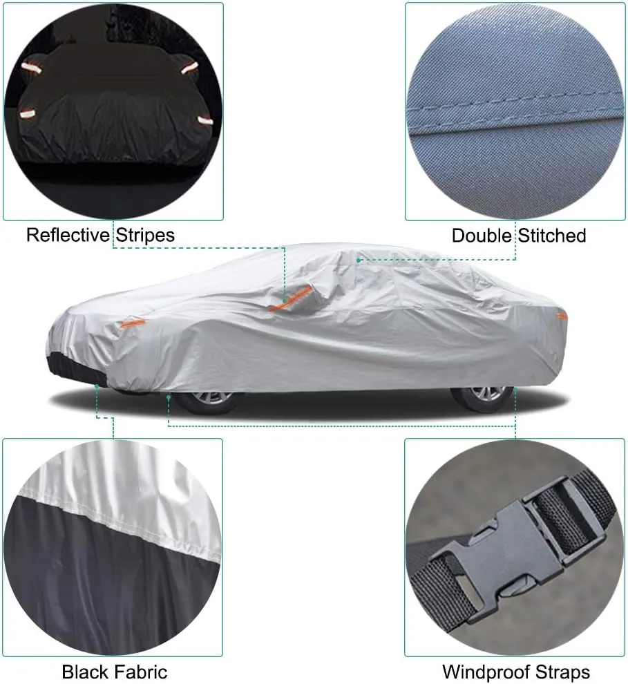 Car Cover Custom Fit Acura TLX (2014-2025) Waterproof for Automobiles, Oxford Sun Rain Dust Snow Protection (Ships from US Warehouse, Delivery 3-8 Days)