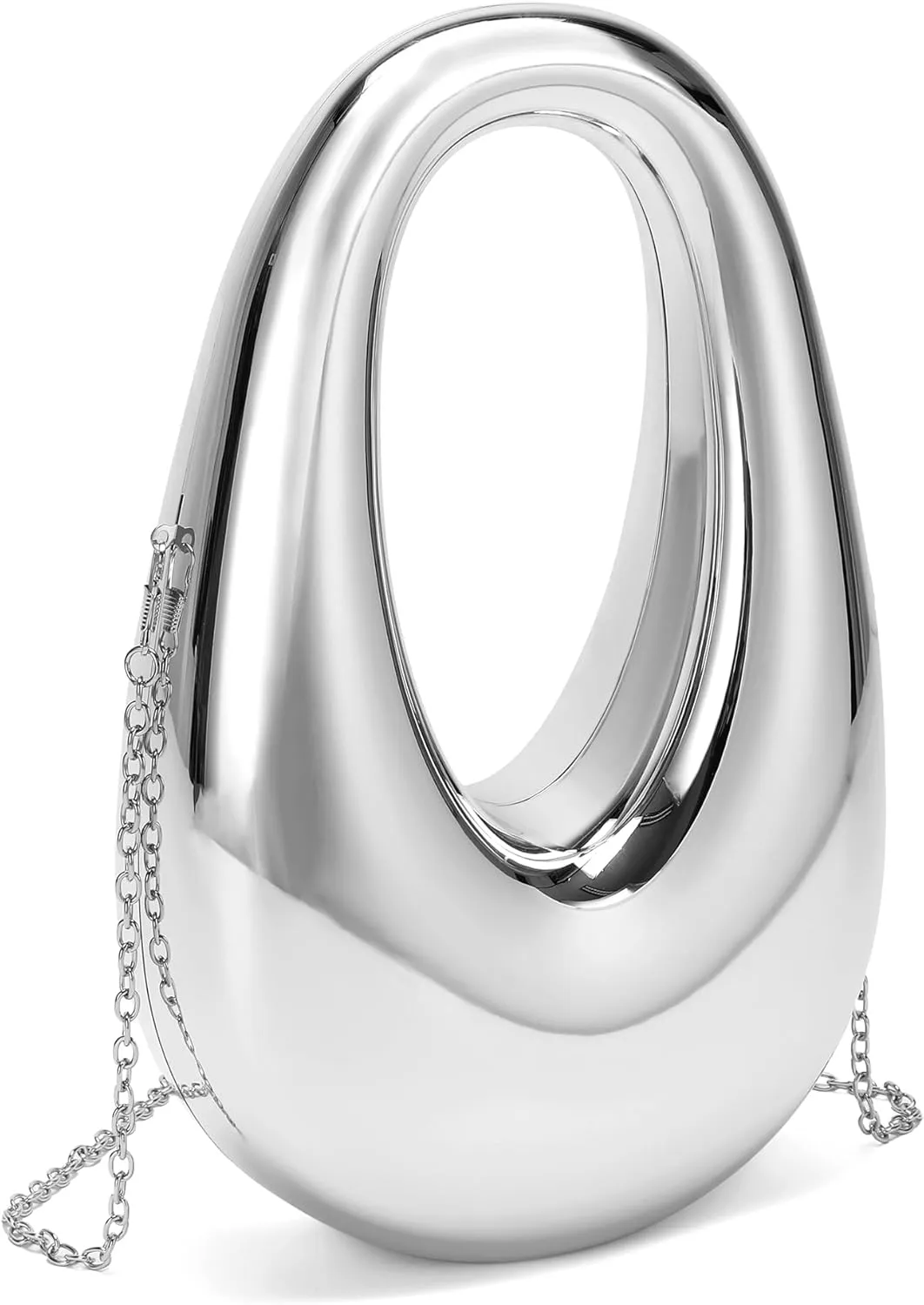 CARIEDO Women Flap Evening Tote Bag Acrylic Clutch Bridal Wallet for Wedding Prom Night Party