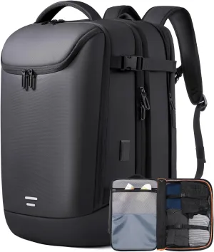 Carry on Backpack for Women Men 40L Flight Approved Travel Backpack Fit 17 Inch Laptop with USB Charging Expandable Business Weekender