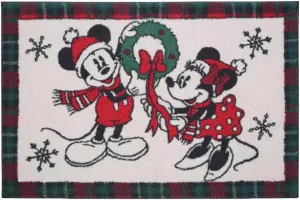 Cartoon Christmas Holiday Bath Rug, 20 x 30 inch, Machine Washable, Non-Slip
