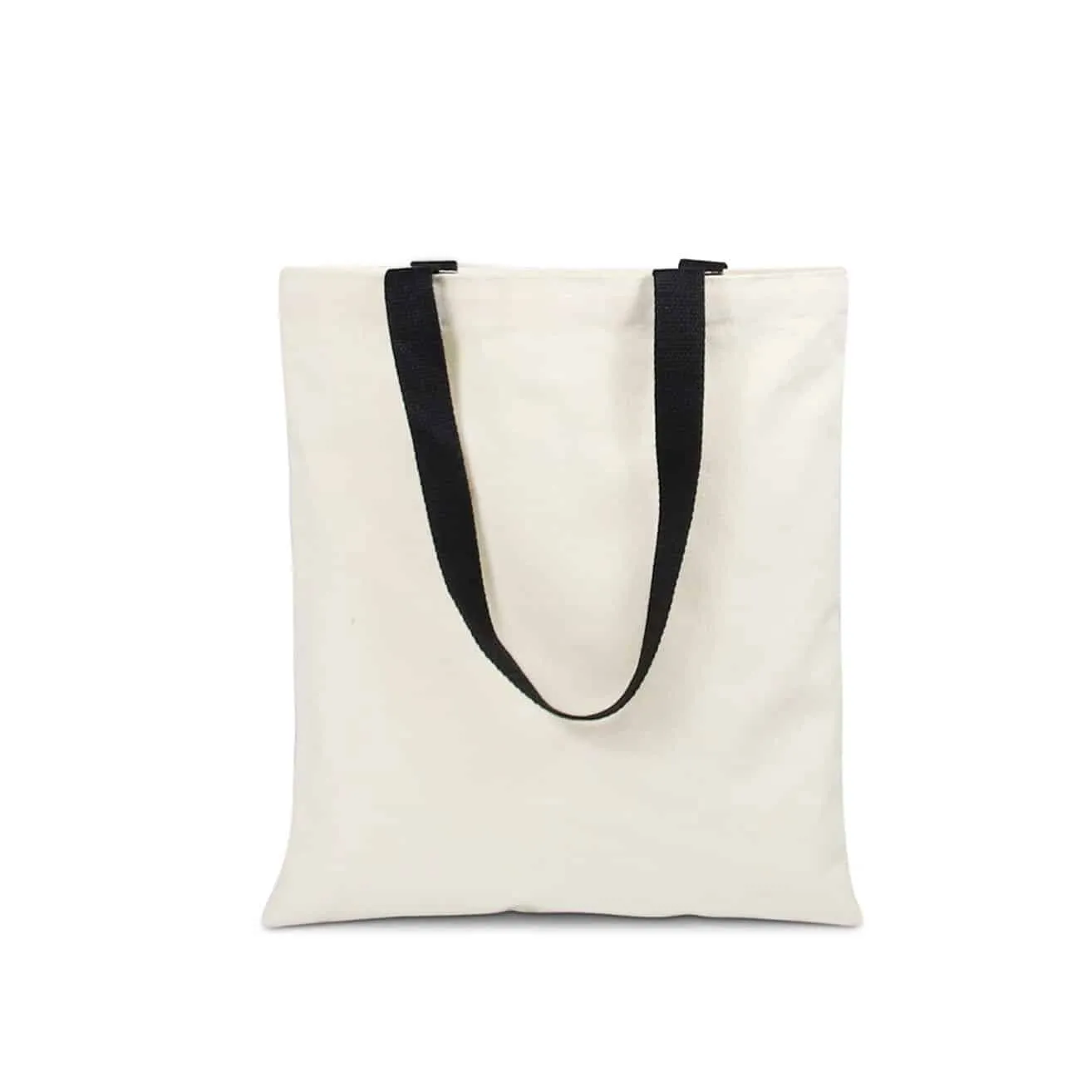 Cheap Canvas Tote Bags with Color Handles in Bulk