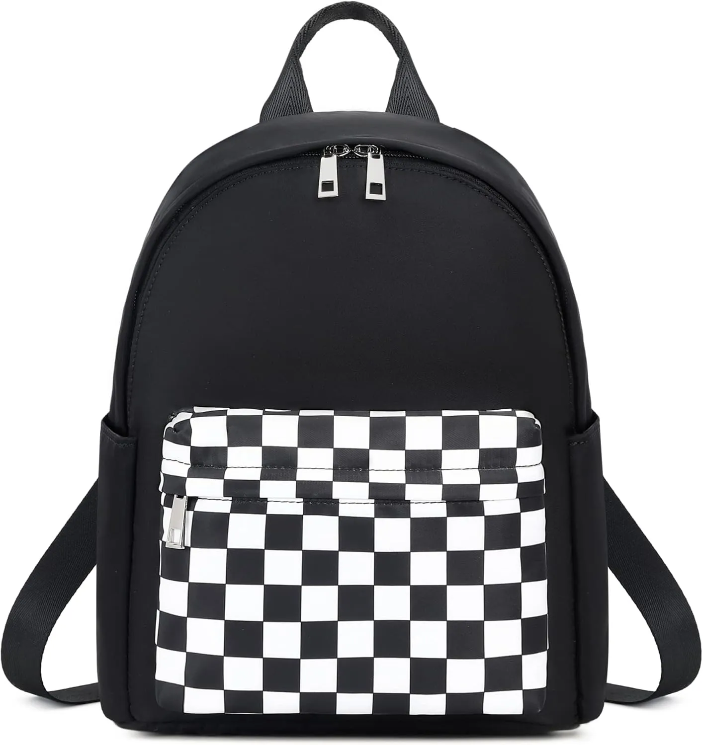 Checkered Mini Backpack Women Girls, Small Backpack Purse for Adults Teens Kids School Travel