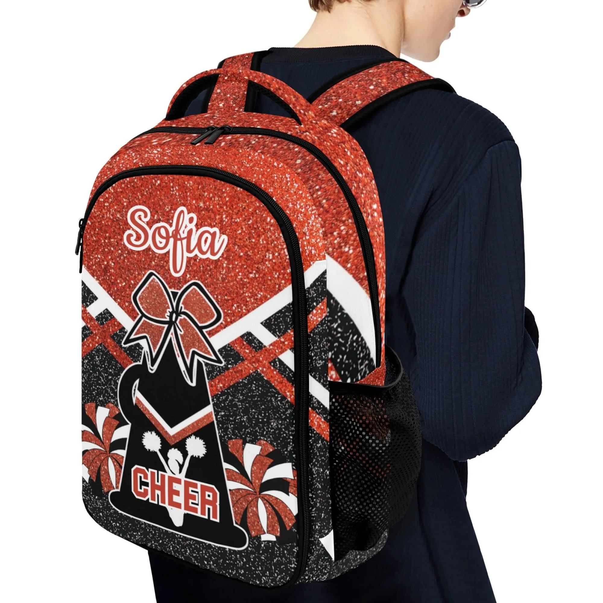 Cheer Cheerleader Backpack for Man and Women Sports Activity Gift Personality Name