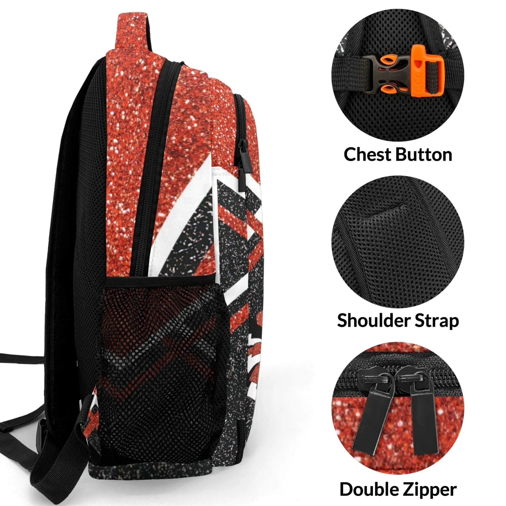 Cheer Cheerleader Backpack for Man and Women Sports Activity Gift Personality Name