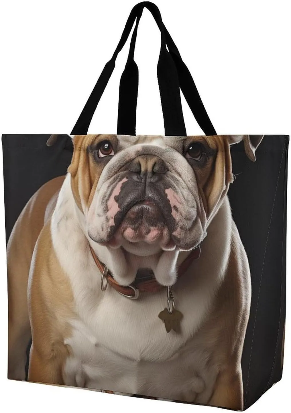 Chinese Style Mandarin Ducks Tote Bag for Women Reusable Grocery Shoulder Bags Shopping Bag for Travel, Groceries