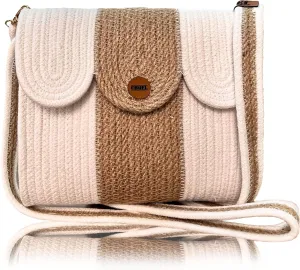 CHQEL Evening Clutch Bag for Women, Handmade Crochet Wedding Party Purse, Small Flap Formal Crossbody Handbag Evening Clutch