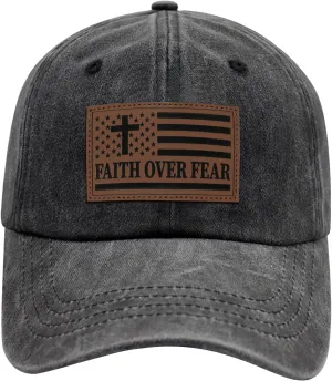 Christian Gifts for Men Women，Christian Hats，Faith Country Hat,Jesus Trucker Hats Mesh-Back Baseball Cap