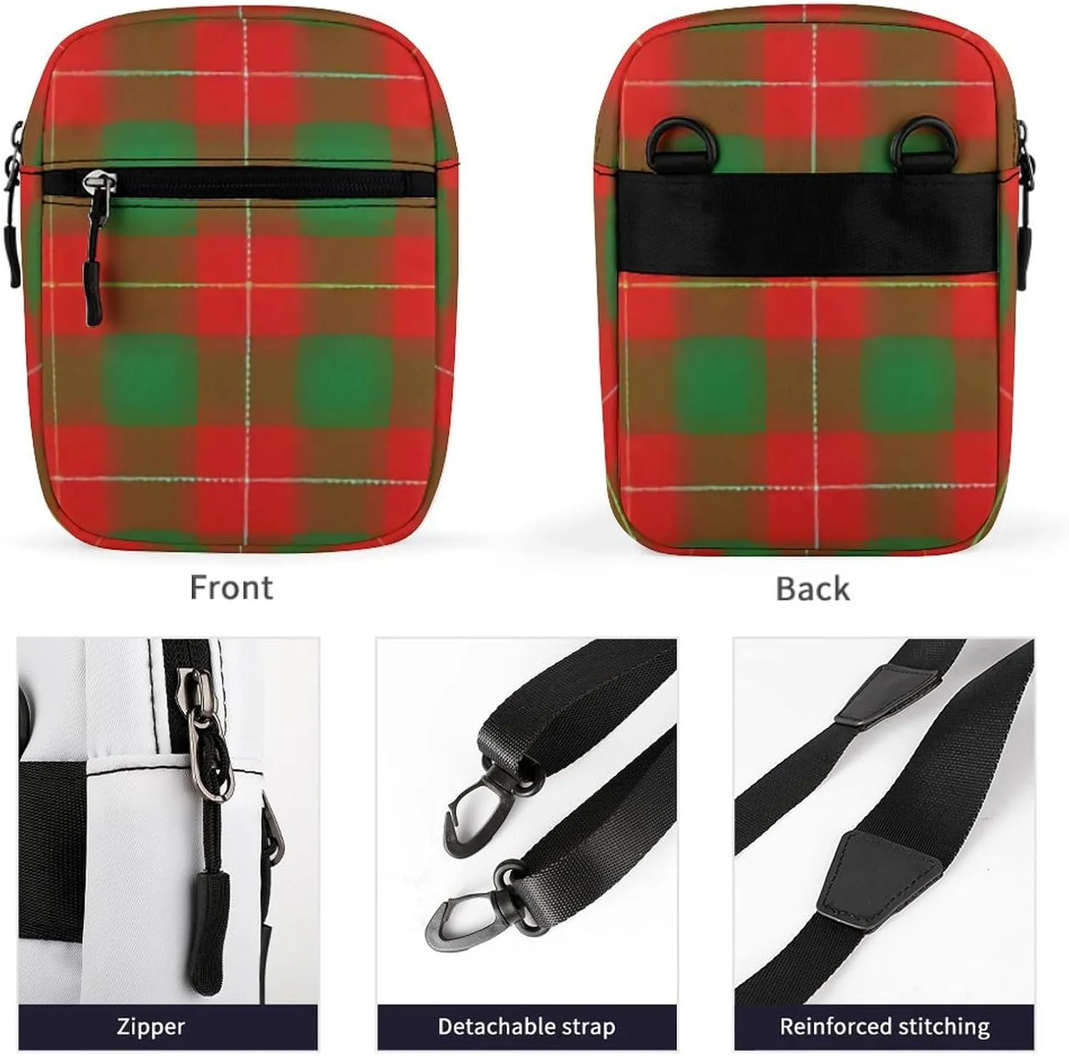 Clan MacFie Detachable Shoulder Strap Small Shoulder Bag Unisex