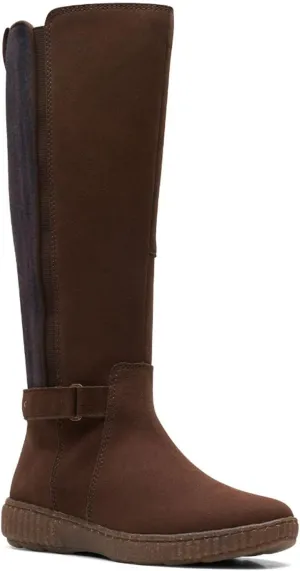 Clarks Caroline Style Dark Brown Suede 5.5 B (M)