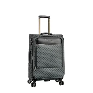 Cleveland Medium Soft Shell Suitcase in Grey