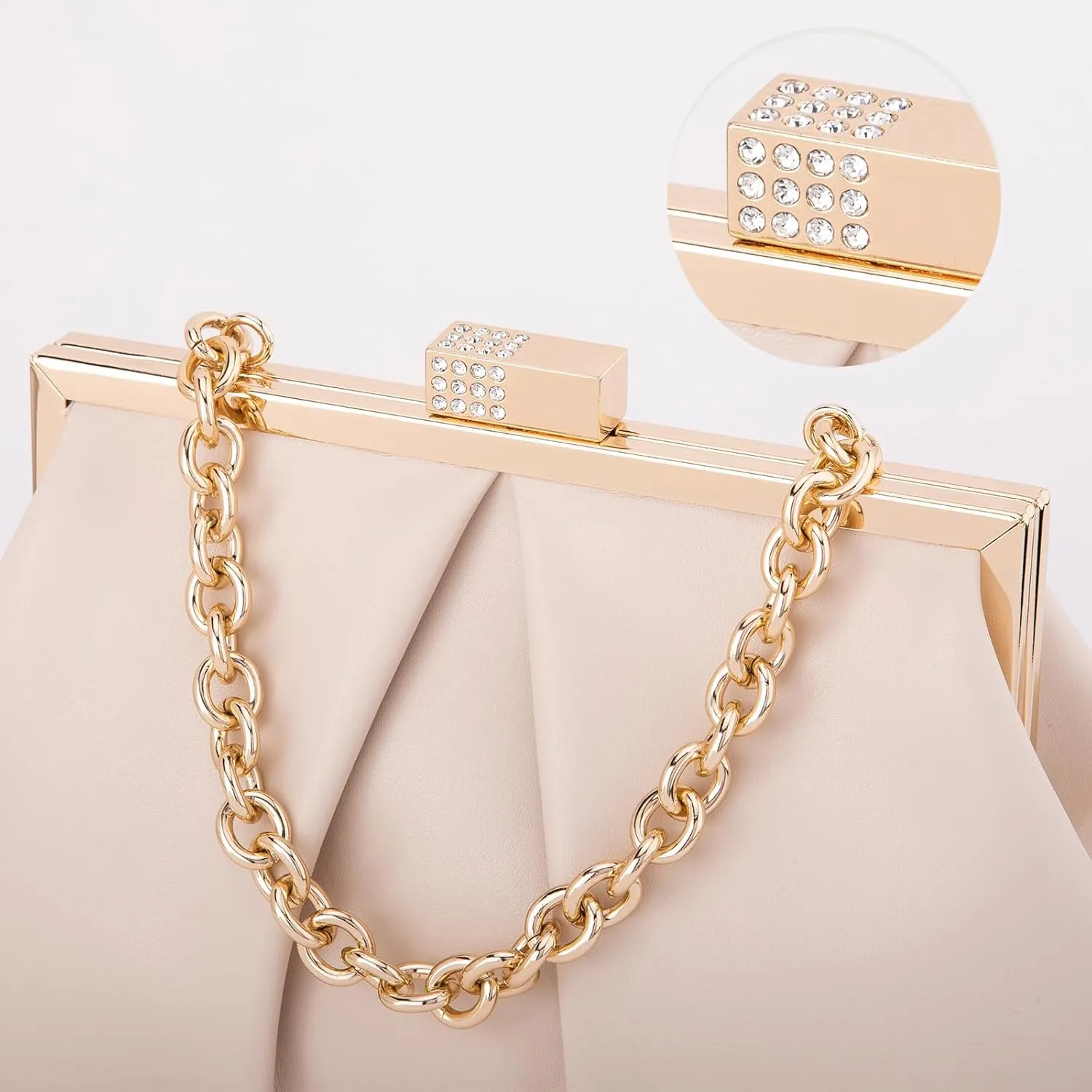 Clutch Purses for Women, PU Leather Evening Bag, Evening Handbags for Party, Prom, Wedding