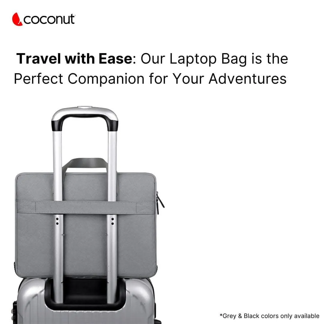 Coconut Vista Laptop Bag | Grey | 15.6inch