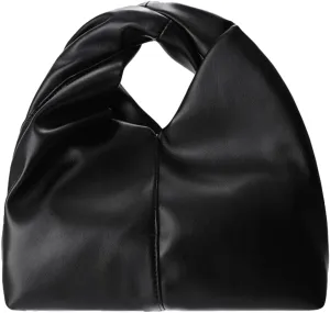 Comeon Women Clutch Purse Cloud Pouch Bag Small Ruched Hobo Tote Handbag Top Handle Soft Faux Leather Dumpling Clutch Bag