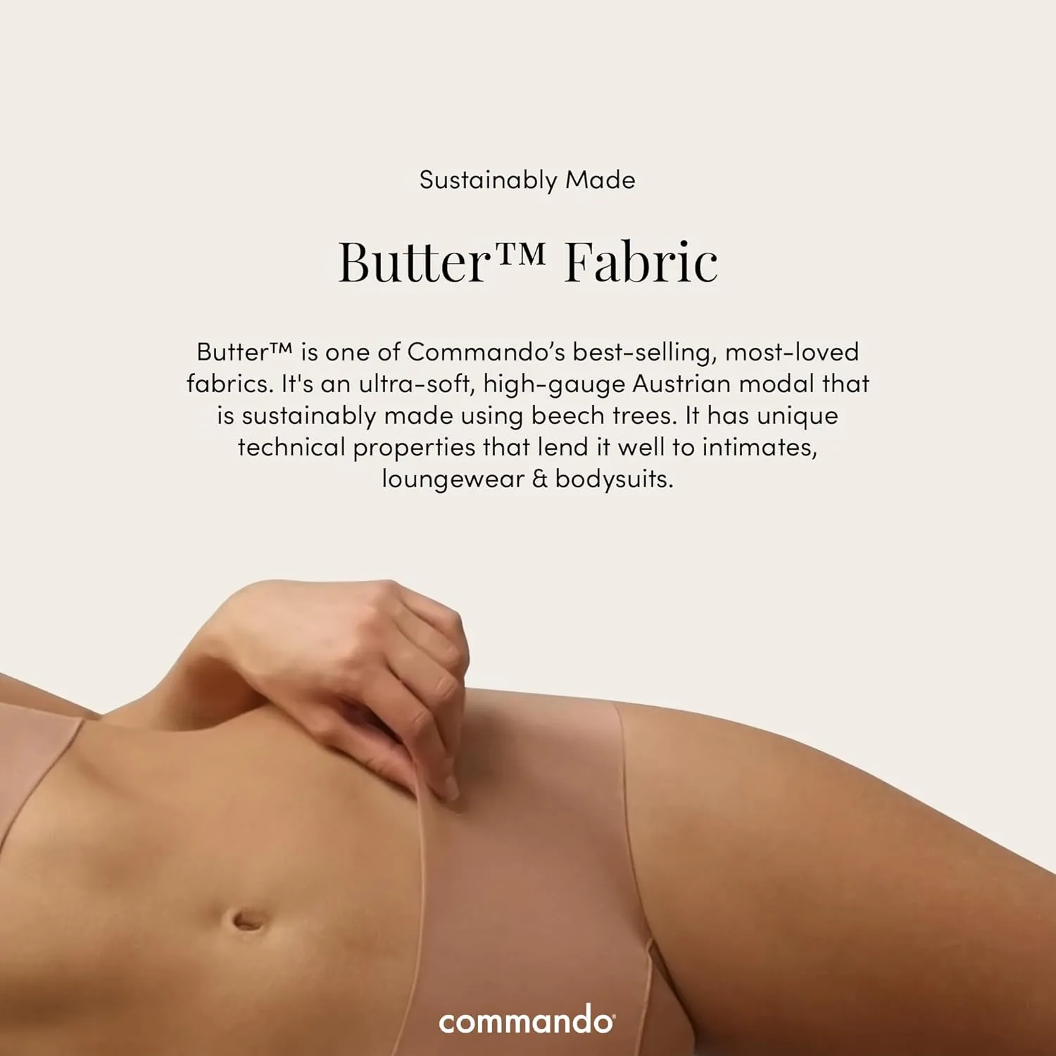commando - Butter Bralette | Light and Unpadded | Wireless Comfort Bra, Barely-There Feel | Machine Washable