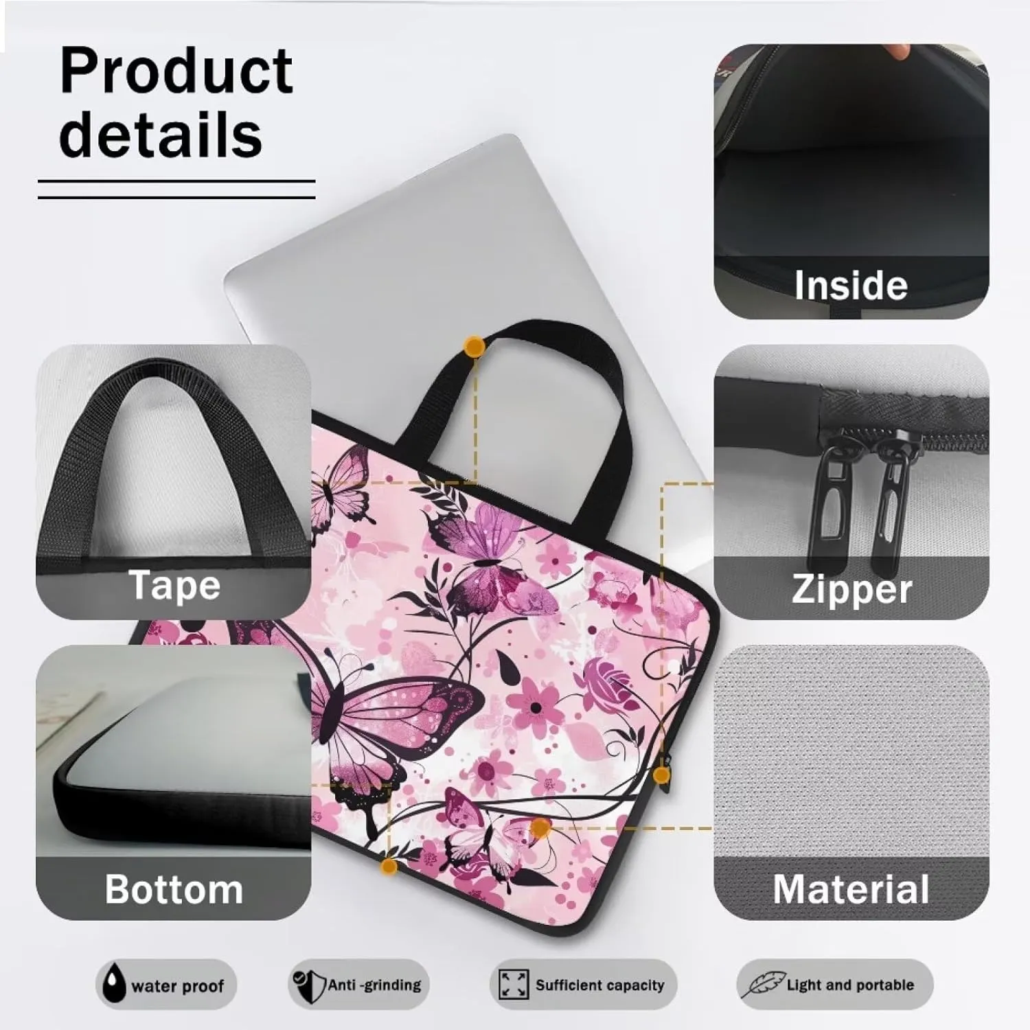 Computer Bags for Laptops for Women Men Laptop Bag Laptop Sleeve Casual Briefcase Handbag Work Bags