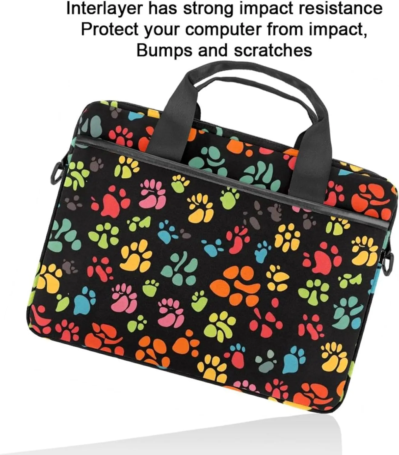 Cool Cats with Blue and Green Eyes Laptop Bag Case Computer Sleeve Shoulder Messenger Bag for Work School
