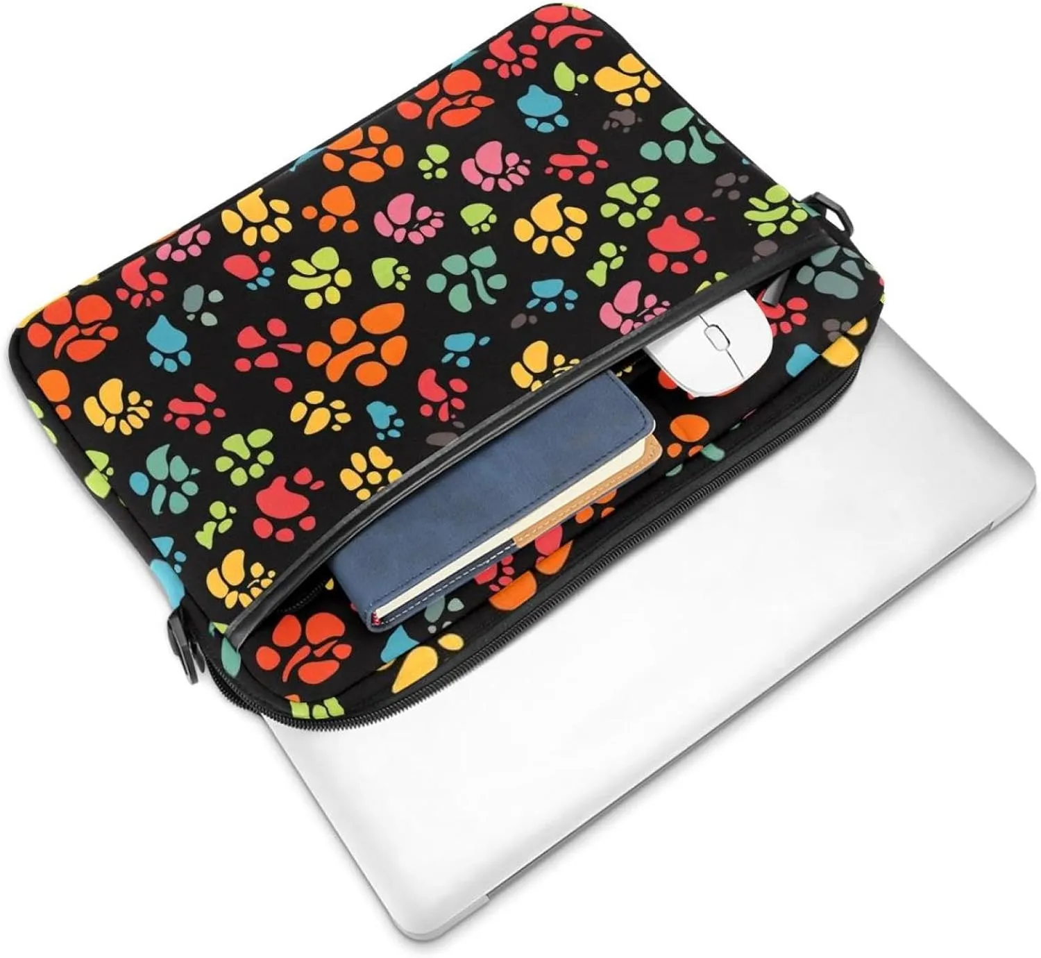 Cool Cats with Blue and Green Eyes Laptop Bag Case Computer Sleeve Shoulder Messenger Bag for Work School