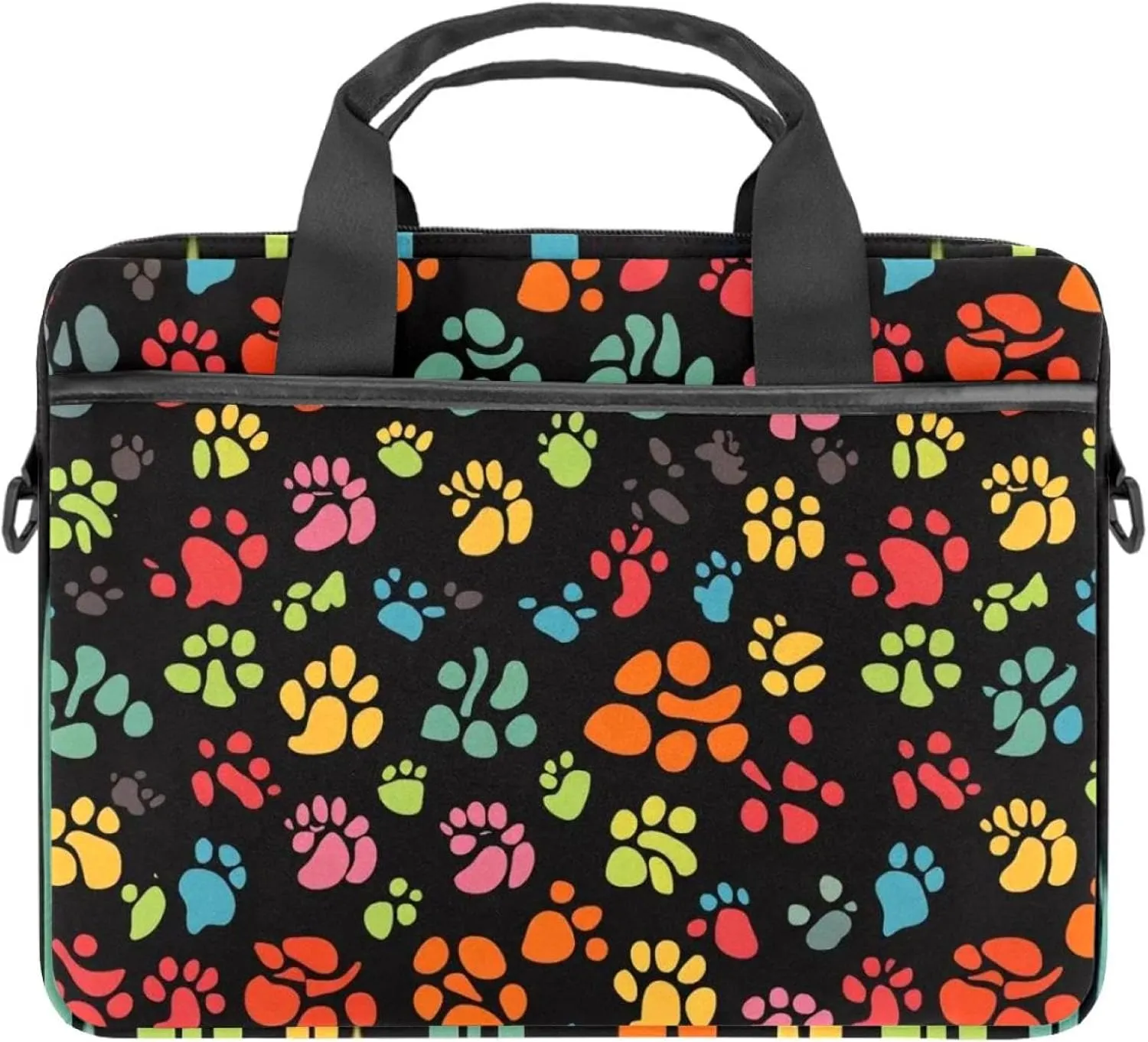 Cool Cats with Blue and Green Eyes Laptop Bag Case Computer Sleeve Shoulder Messenger Bag for Work School