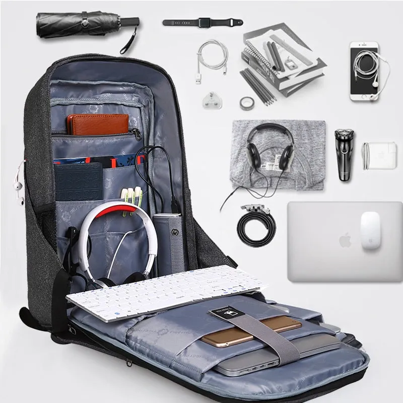 Copy of Hard Shell Anti Theft Laptop USB Recharging Backpack