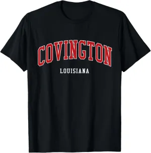 Covington Louisiana College University Style T-Shirt