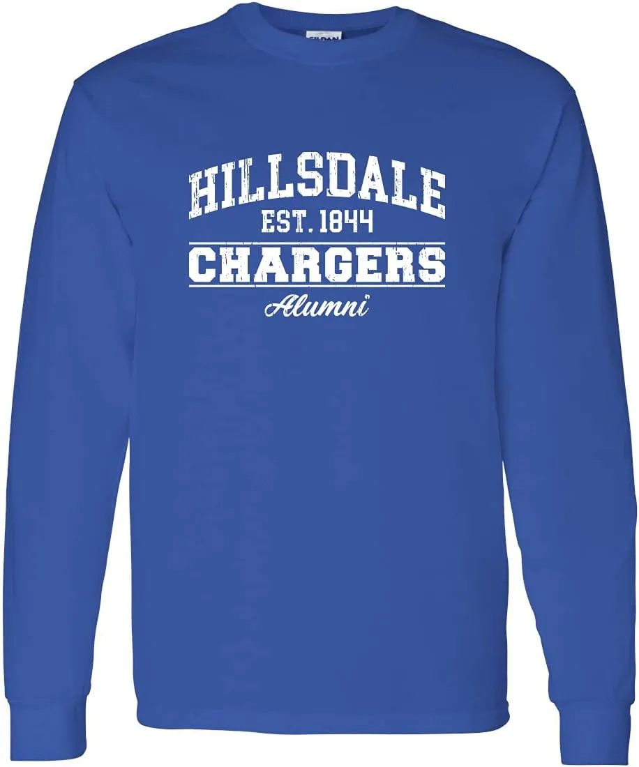 CreateMyTee Hillsdale College Alumni Unisex Long Sleeve T-Shirt - Hillsdale Chargers Apparel