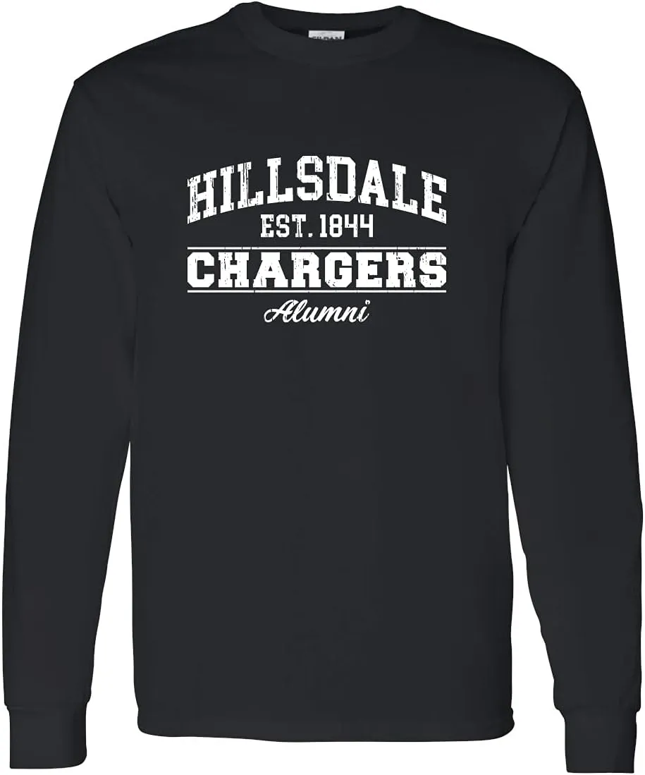 CreateMyTee Hillsdale College Alumni Unisex Long Sleeve T-Shirt - Hillsdale Chargers Apparel