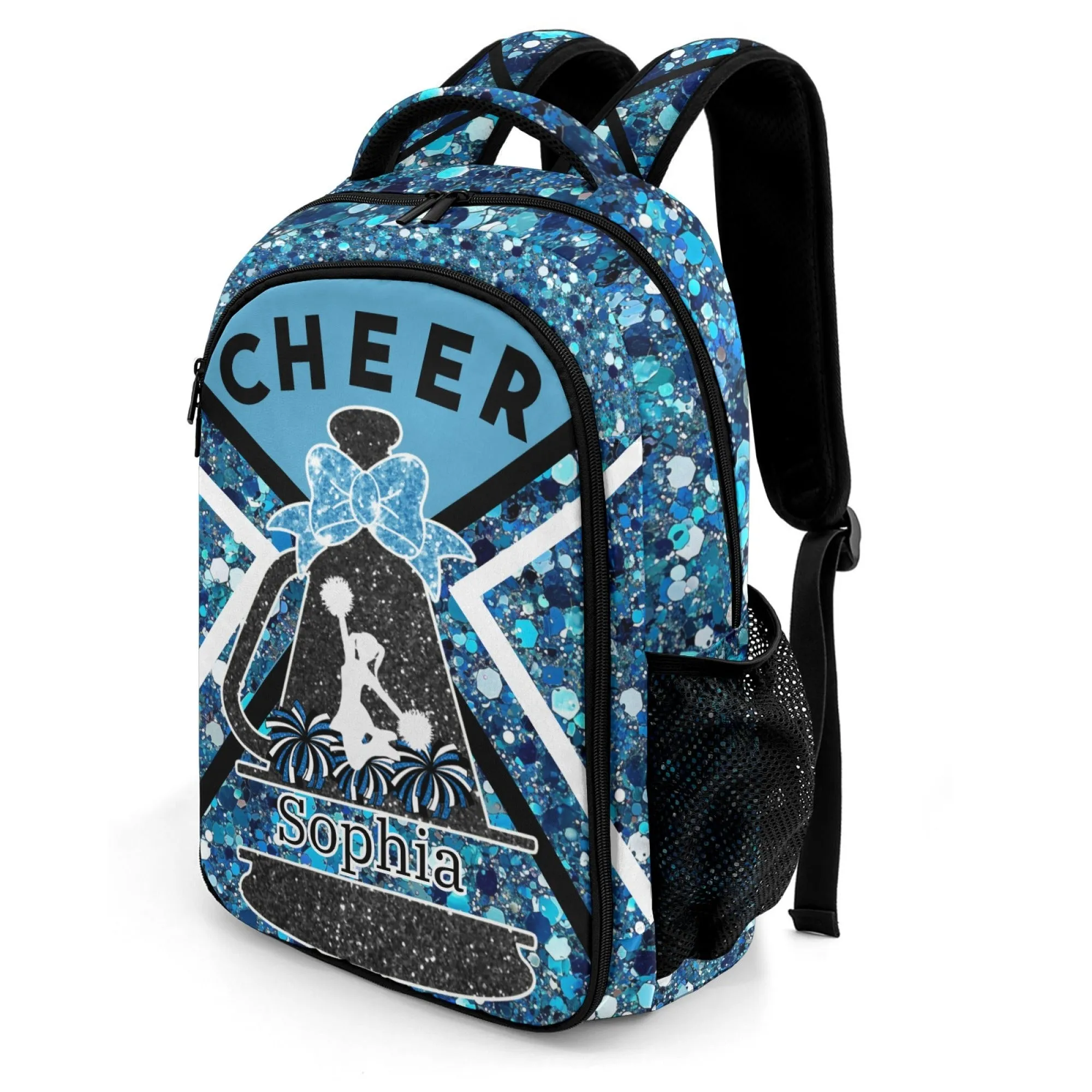 Custom Cheerleader Backpack Name Casual Bag Daypack for Women Men
